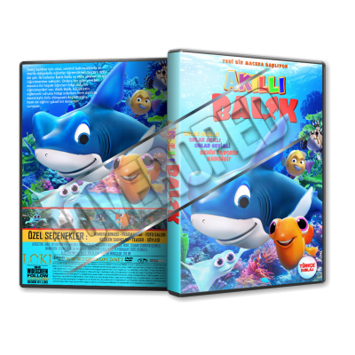 Akıllı Balık - Shark School - 2019 Türkçe Dvd Cover Tasarımı